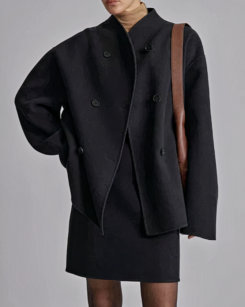 Damen zeitloser Doppelreiher-Mantel | Herbst