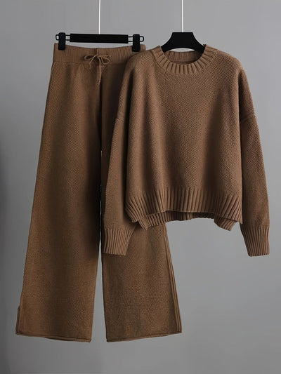 MAYA - PULLOVER-OVERSIZE UND WEITE HOSE