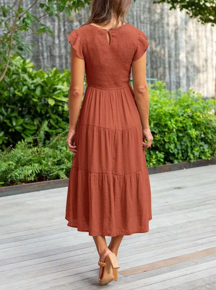 Daisy™ | Elegantes bauchbedeckendes Kleid