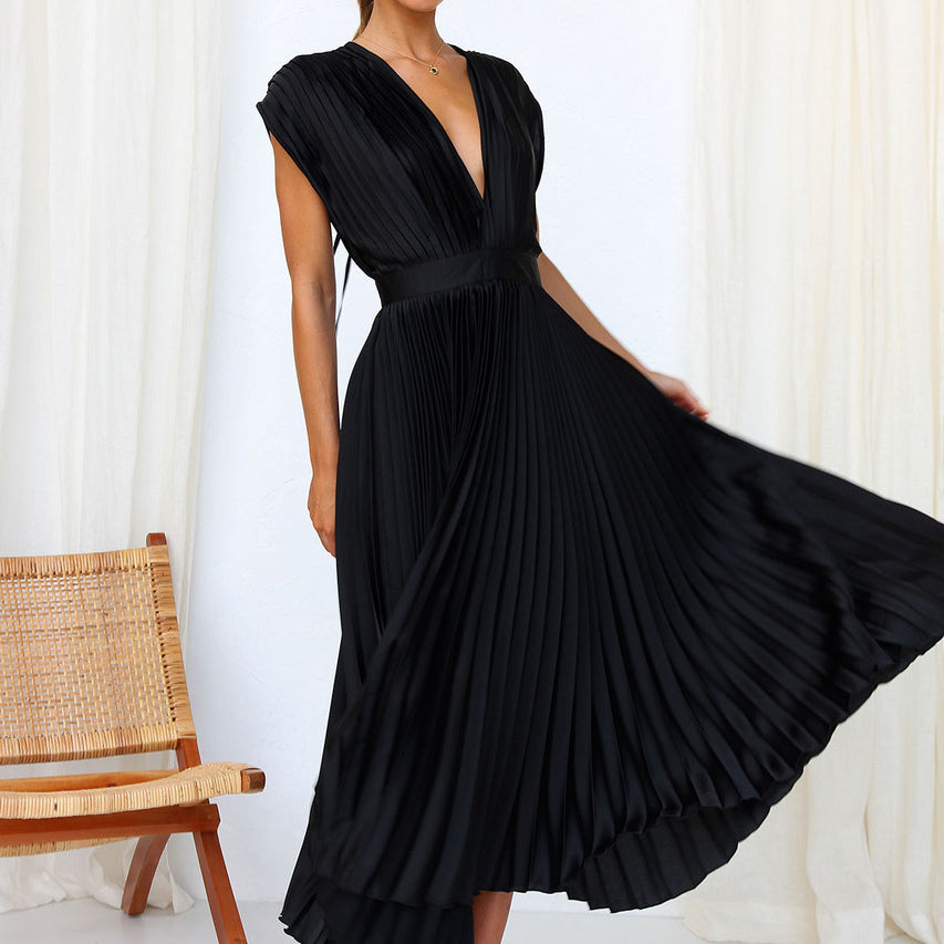 Bibi | Kleid mit V-Ausschnitt