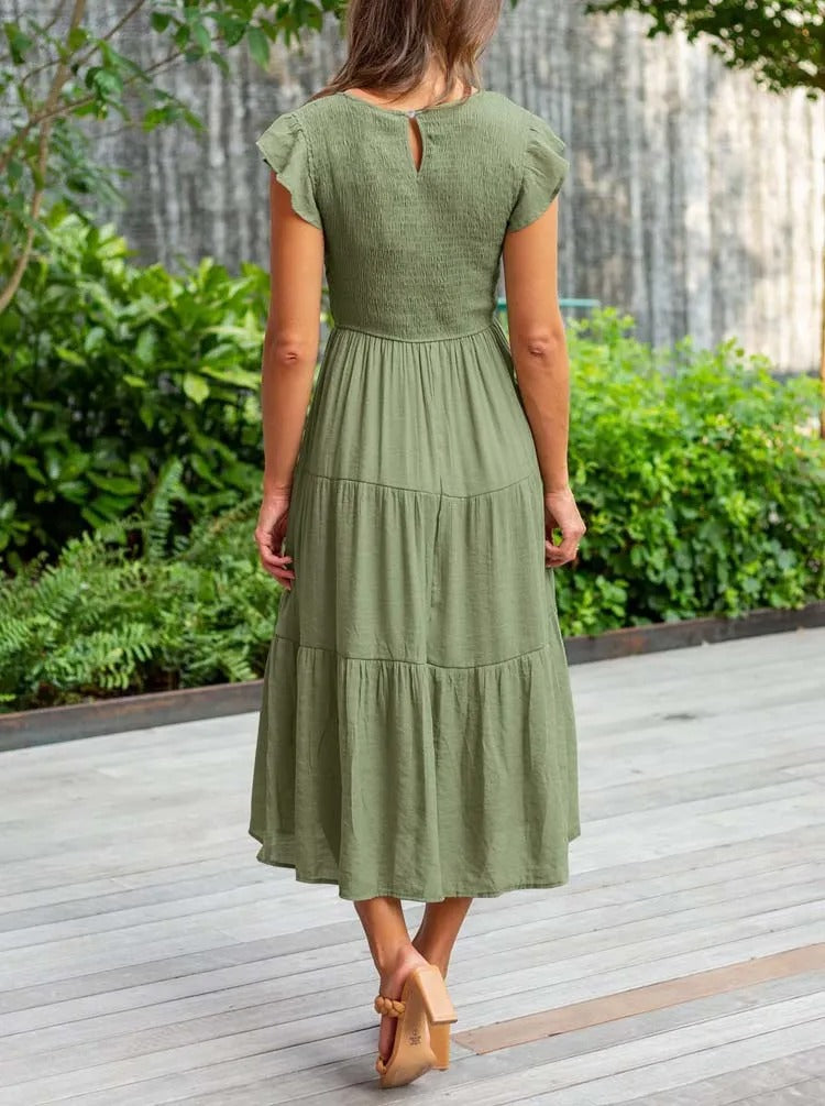 Daisy™ | Elegantes bauchbedeckendes Kleid