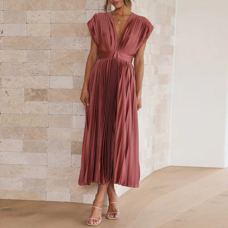 Bibi | Kleid mit V-Ausschnitt