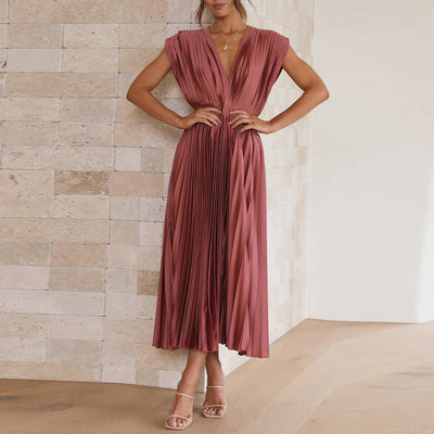 Bibi | Kleid mit V-Ausschnitt