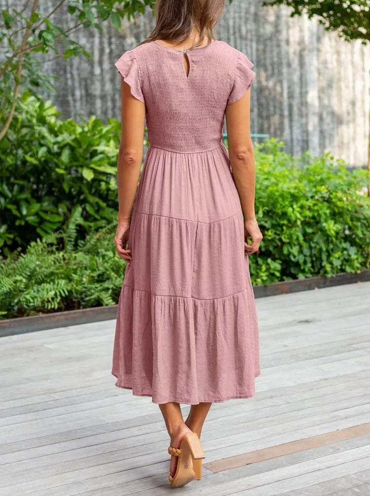 Daisy™ | Elegantes bauchbedeckendes Kleid
