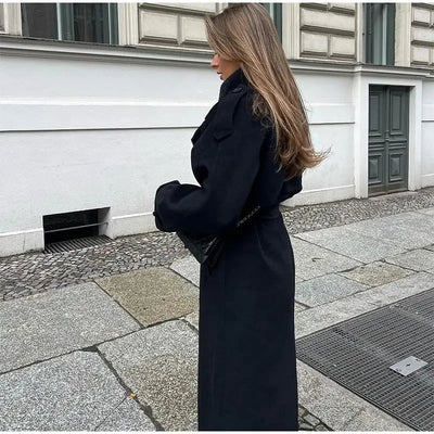 Marlene™ | Oversized-Mantel aus Wollmischung