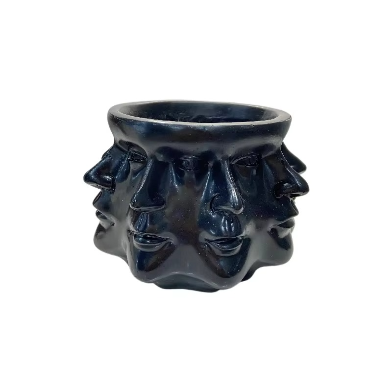 ArtFace 3D Keramische Pflanzenkasse – Modernes Gesichtsdesign Topf