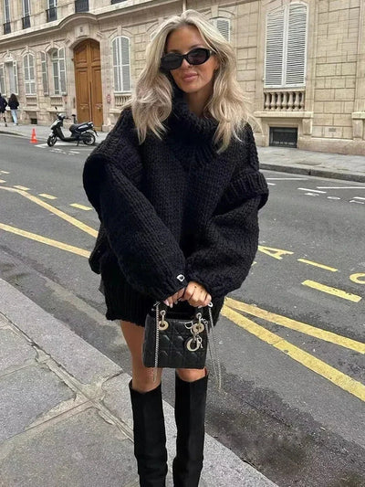 Elizabeth | Entspannter Rollkragenpullover für Frauen