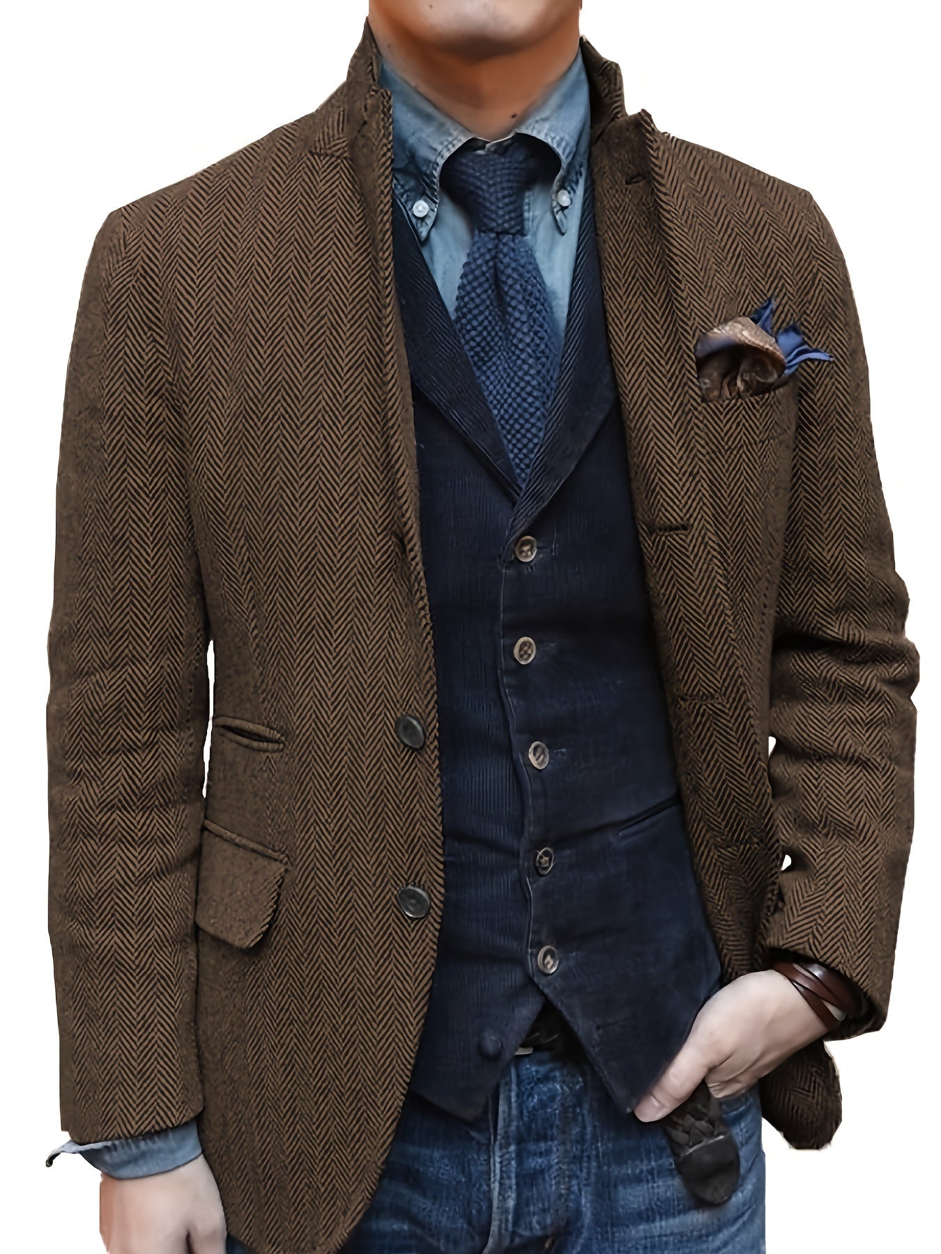 Dvian – Elegante Jacke Mit Knöpfen