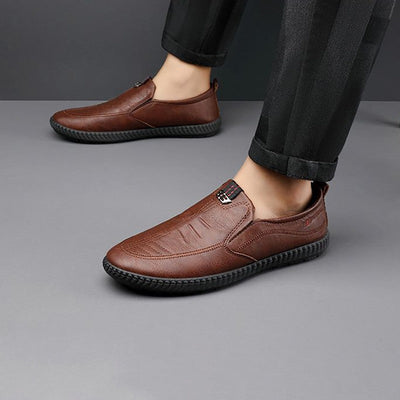 ALGER - LÄSSIGE GLATTLEDER-LOAFERS