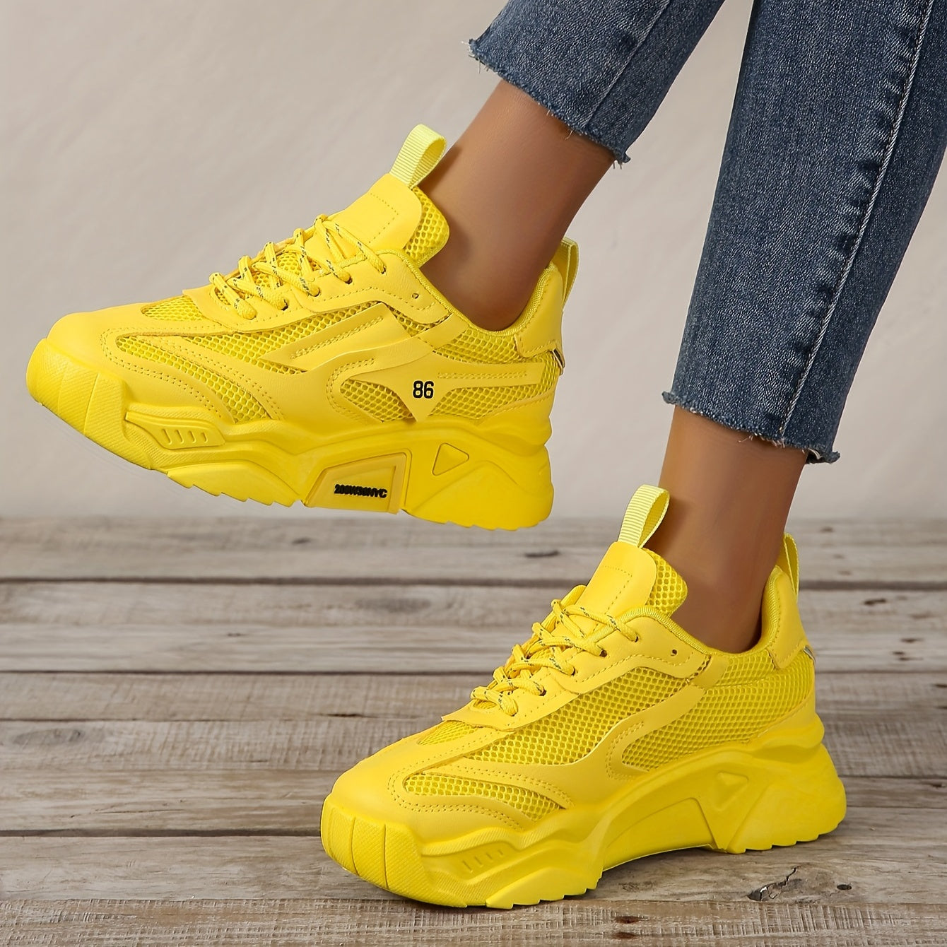 JumpFlex - Mesh Plattform Sneakers
