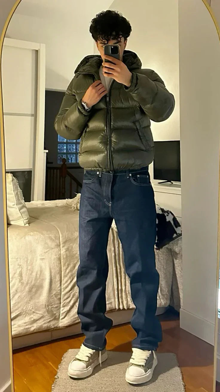 Valerio | Stilvolle daunengefüllte Pufferjacke für Männer