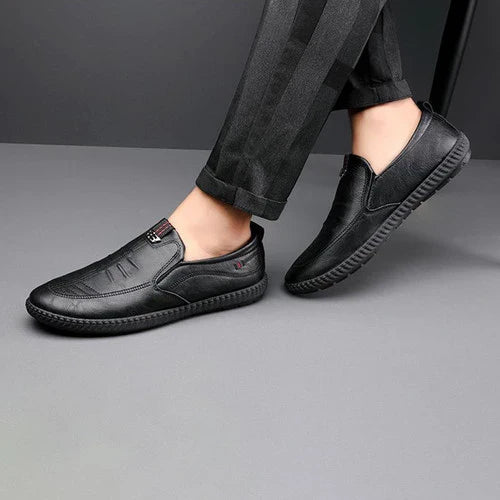 ALGER - LÄSSIGE GLATTLEDER-LOAFERS