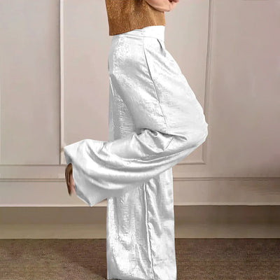 Gala - Weite Hose in Metallic-Gold