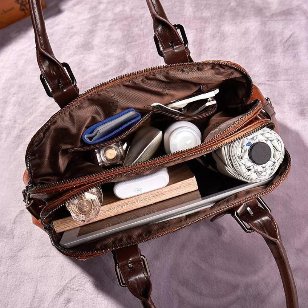 Seidenschal | Eleganter Heritage Statement-Tasche