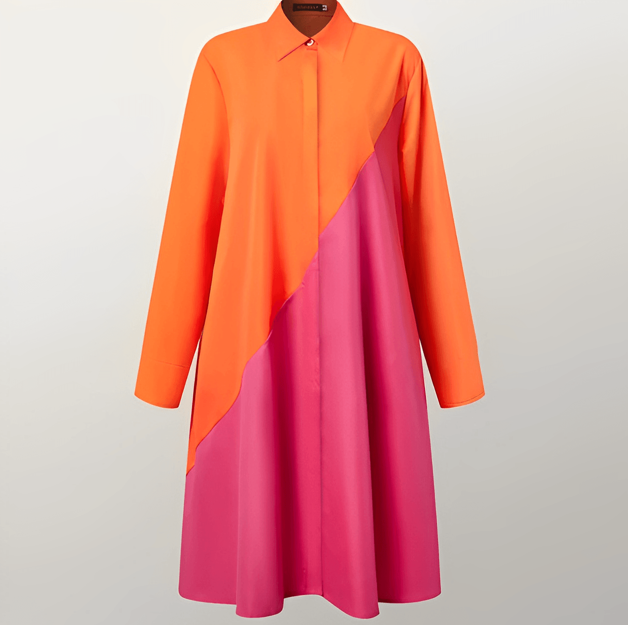 Micaela | Hemdkleid mit Umlegekragen und Dreiviertel-Ärmeln