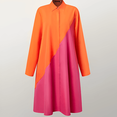 Micaela | Hemdkleid mit Umlegekragen und Dreiviertel-Ärmeln