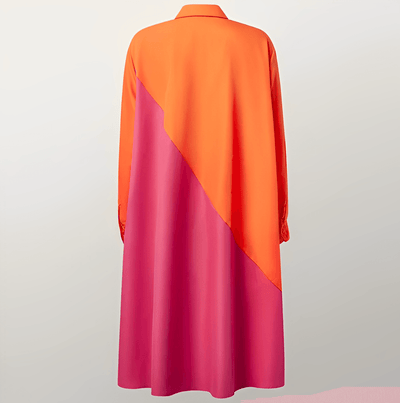 Micaela | Hemdkleid mit Umlegekragen und Dreiviertel-Ärmeln