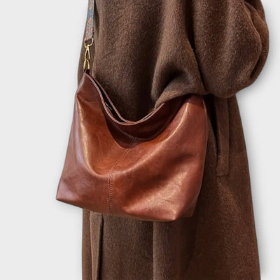 FABIENNE - GROSSE TASCHE UND GEMUSTERTER RIEMEN
