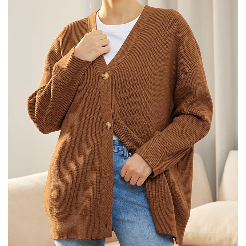Soifa | V-Ausschnitt Strickjacke