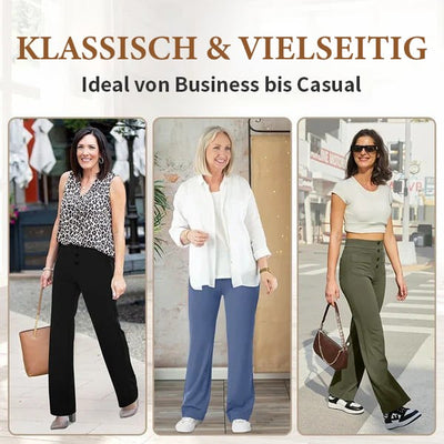 UNNA - ELASTISCHE FREIZEITHOSE MIT HOHEM BUND