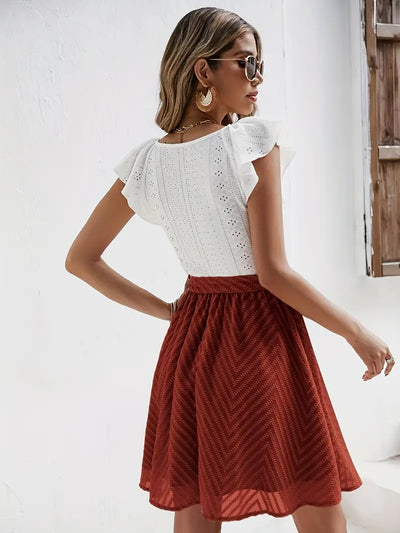 Felicidad - Sommerkleid mit Spitzenärmeln