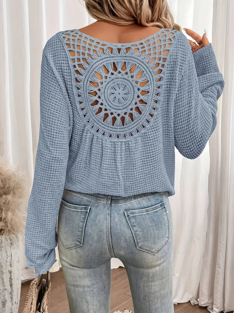 Wilma™ | Elegante Bluse im Ibiza-Stil mit V-Ausschnitt