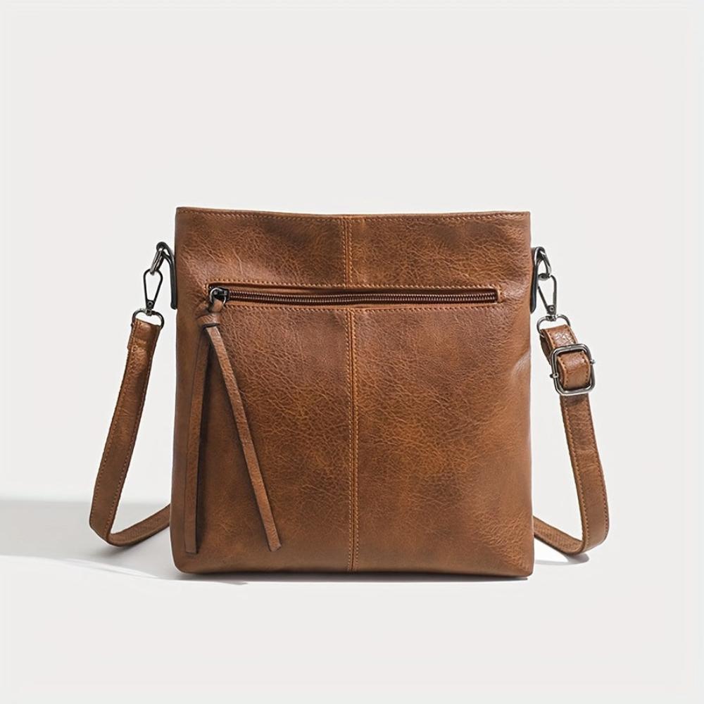 Lina | Vintage Schachbrett-Muster Umhängetasche