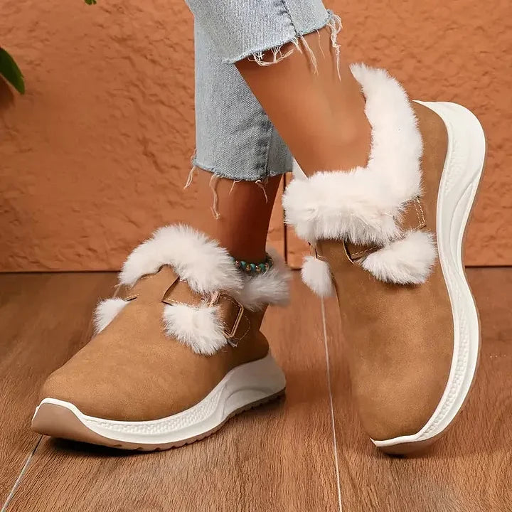 Domitilla – Wasserdichte Plüsch Winterstiefel