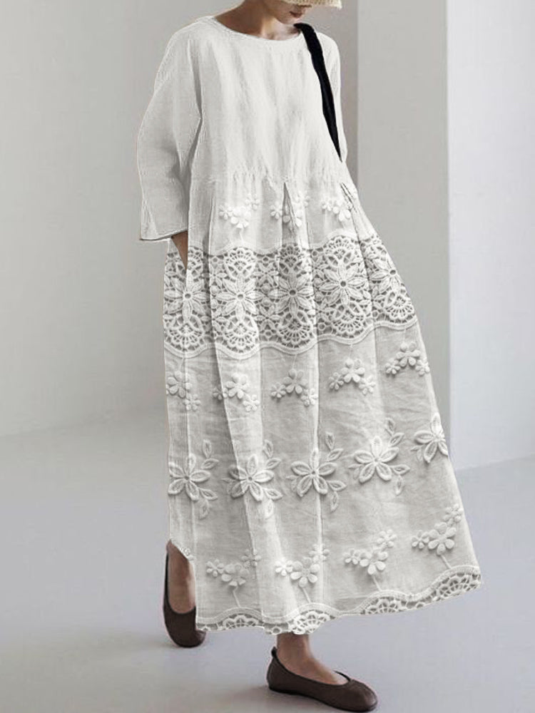 MAYLORA - Spitzenmuster Kleid