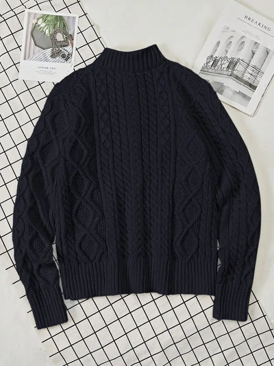 Rabada – Strickpullover Mit Halbem Reißverschluss Und Stehkragen