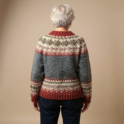 Giulia - Handge Fertigt Woll Pullover