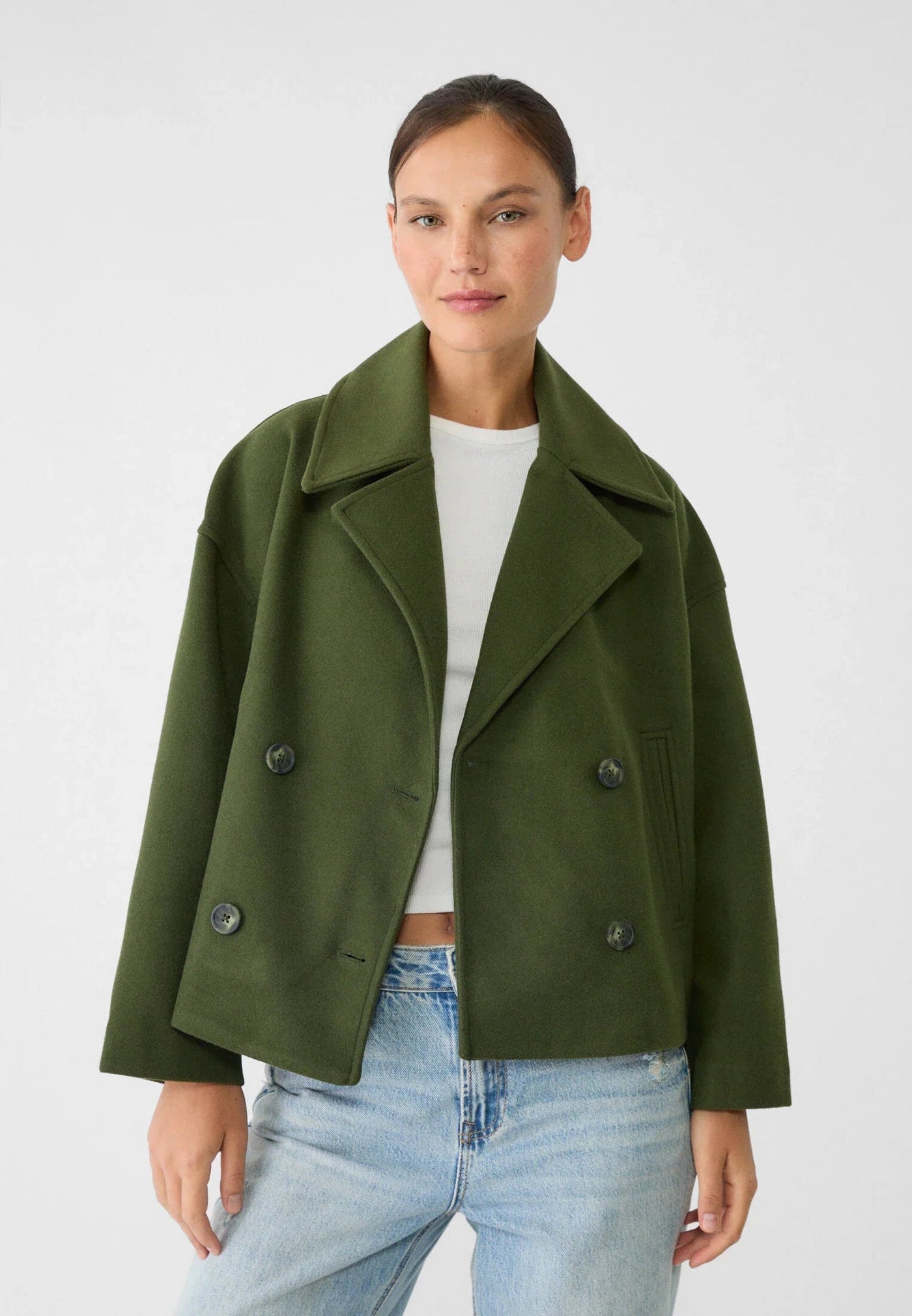 Sarah - Modische cropped Jacke