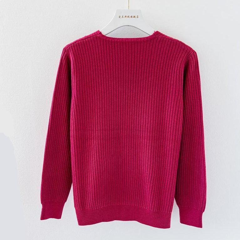 NADJA - ENG ANLIEGENDER RIPPSTRICKPULLOVER