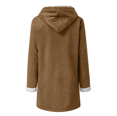 Weiche, stylische, gemütliche Kapuzenjacke für Damen