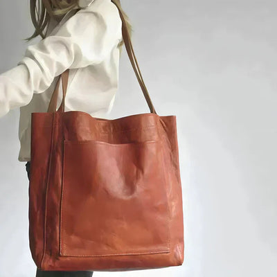 Elsbetha® | Klassische Leder Schultertasche