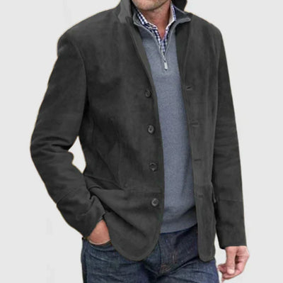 Vintage-Knopfverschlussjacke für Herren