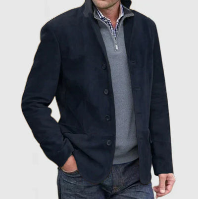 Vintage-Knopfverschlussjacke für Herren