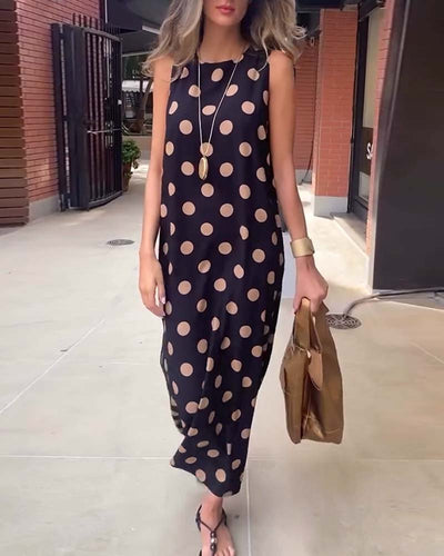 Christine™ | Elegantes Kleid mit Punkten
