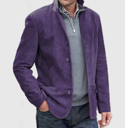 Vintage-Knopfverschlussjacke für Herren