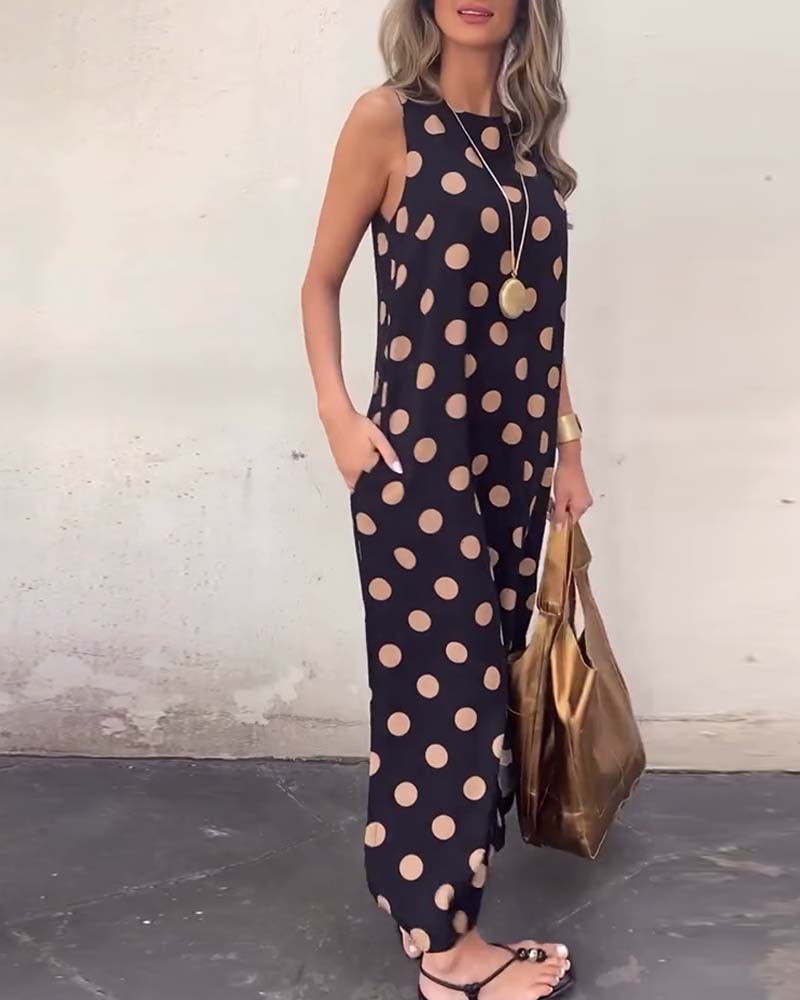 Christine™ | Elegantes Kleid mit Punkten