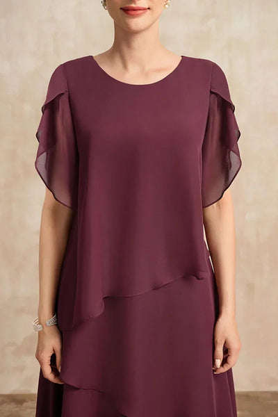 ZEHRA - KLASSISCHES CHIFFONKLEID