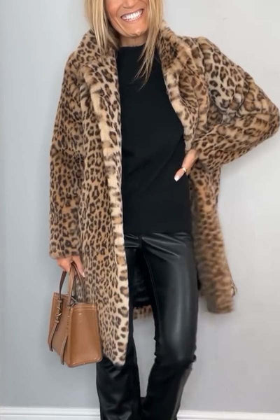 Lea - Modischer Leopardenmantel