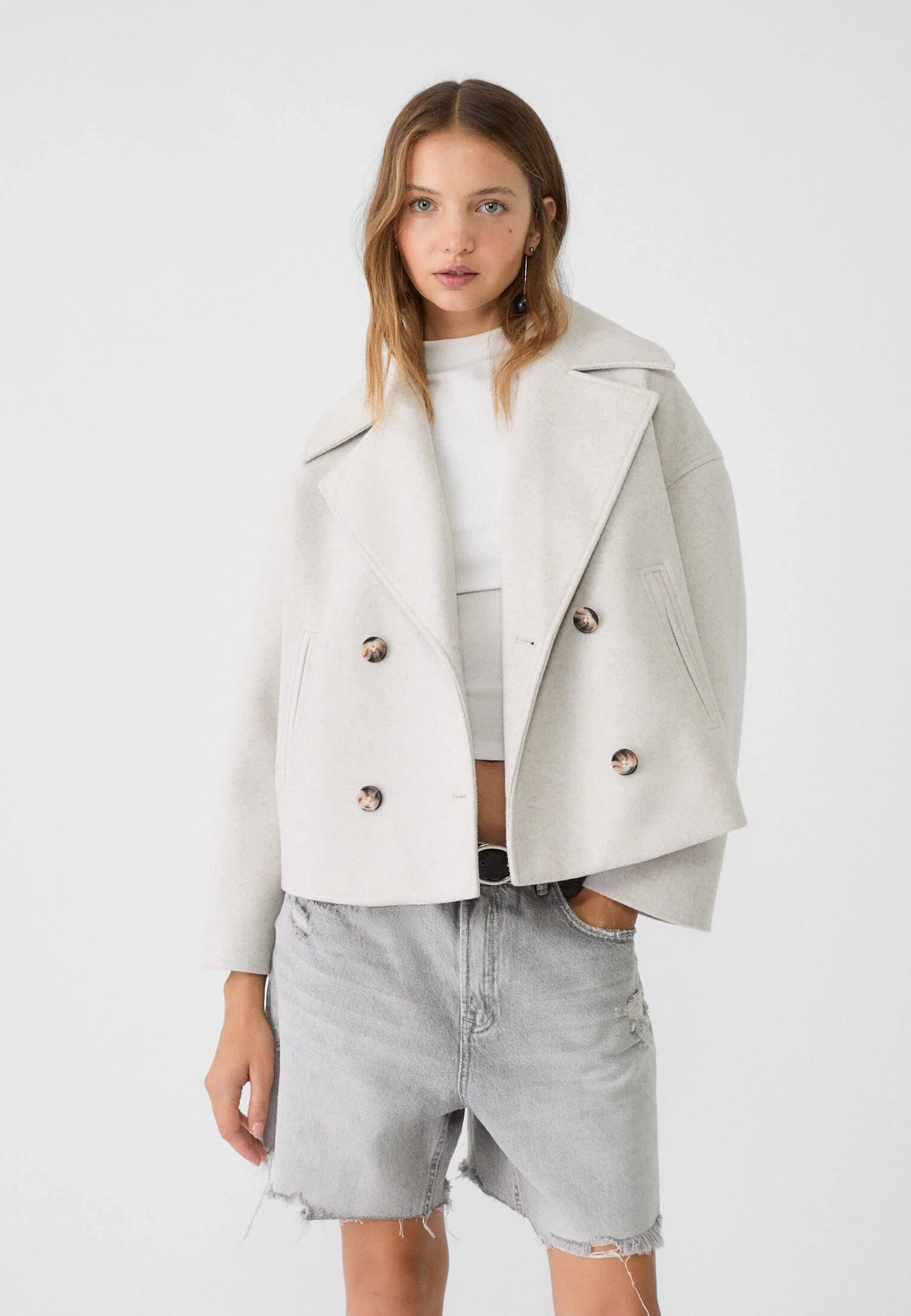 Sarah - Modische cropped Jacke