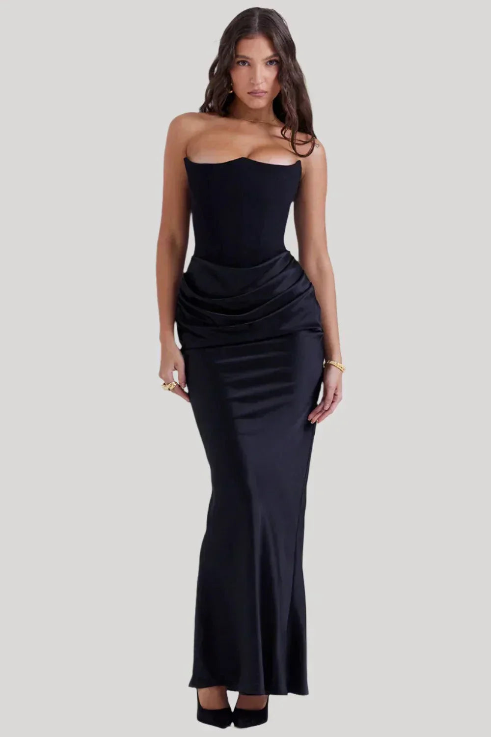 Ariana - Sexy Korsett Maxikleid