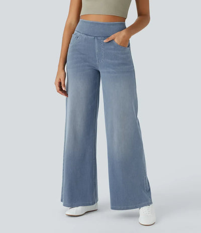 Evie™ | Bequeme, hoch taillierte, dehnbare Hose