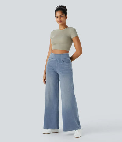 Evie™ | Bequeme, hoch taillierte, dehnbare Hose