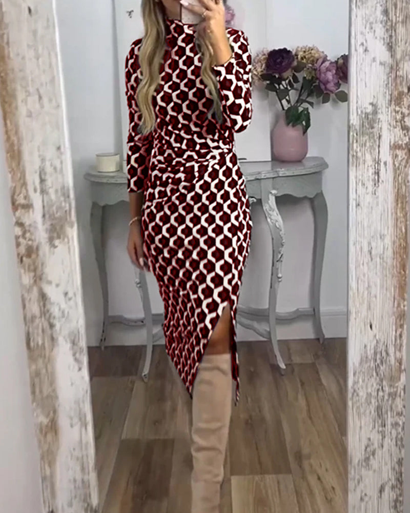 Luisa - Elegantes Kleid mit Schlitz