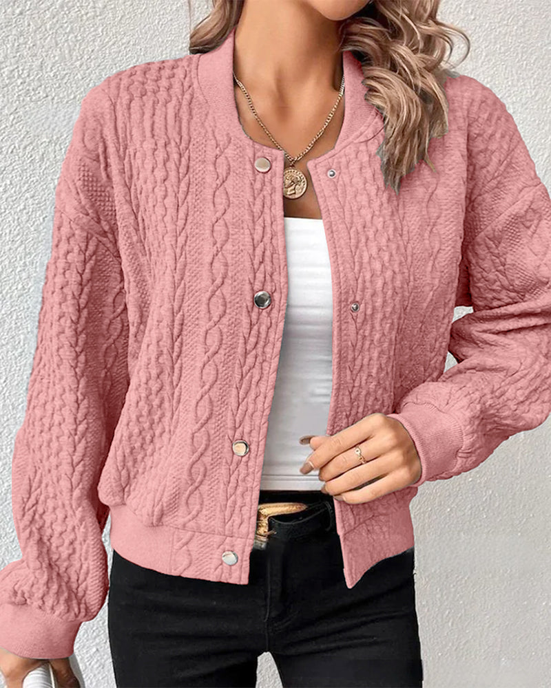 Mireille - Frauen-Strickjacke mit Knöpfen