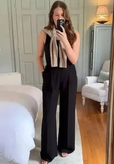 Elena - Hose mit Kreppfalten