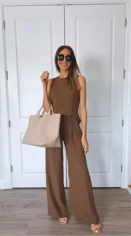 Elena - Hose mit Kreppfalten